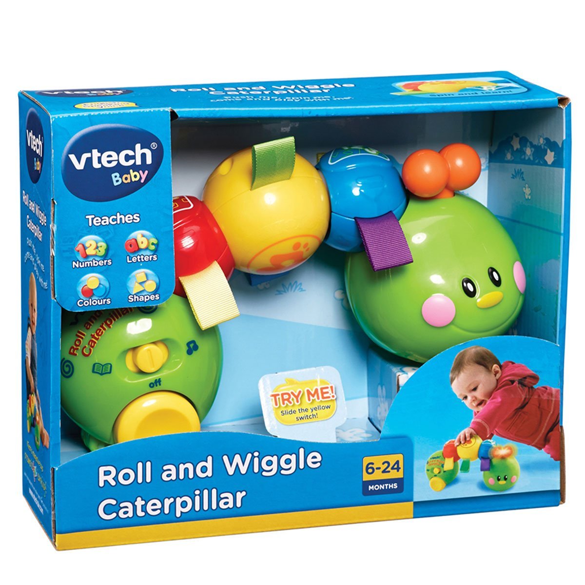 Vtech roll hot sale and wiggle caterpillar