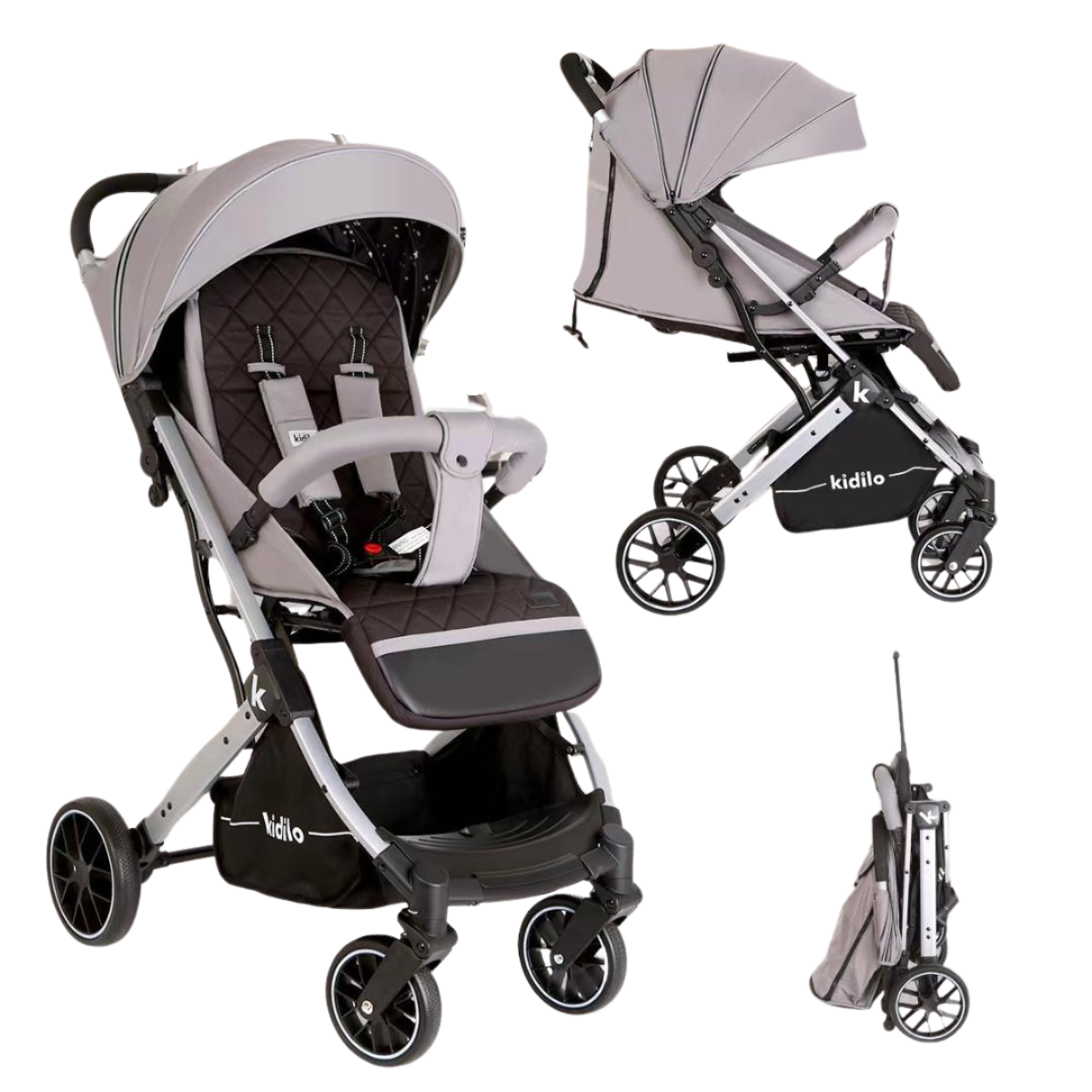 Kidilo K12 Cabin PU Premium Stroller - Nesh Kids Store | Sri Lanka