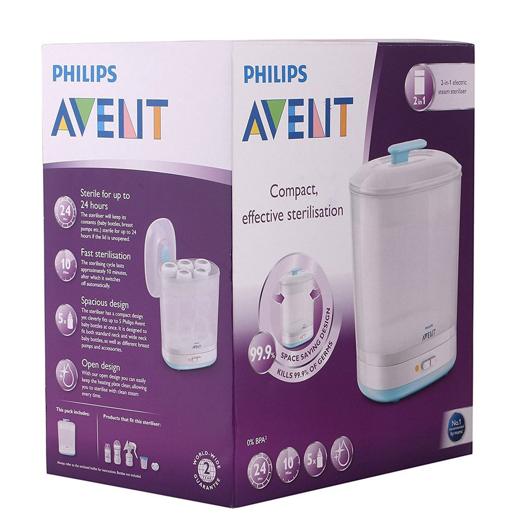 Philips avent 2 in 1 hot sale electric steriliser